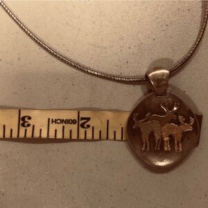 Carolyn Pollack Andrew Rodrigez sterling & gold pendant